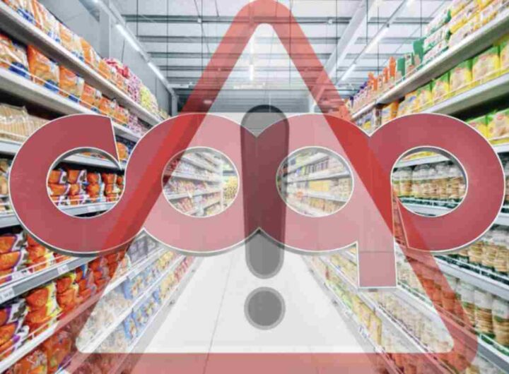 La catena di supermercati Coop ha emesso un richiamo per alcuni lotti di questa pasta
